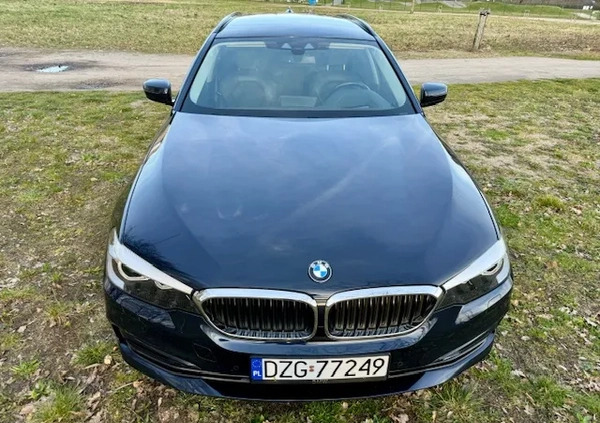 BMW Seria 5 cena 95900 przebieg: 155107, rok produkcji 2017 z Bolesławiec małe 436